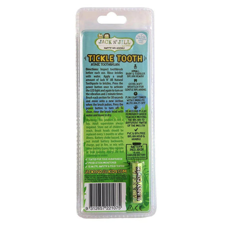 Jack N Jill Tickle Tooth Sonic Toothbrush (0-6yrs)