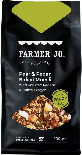 Farmer Jo Pear & Pecan Baked Muesli 400g